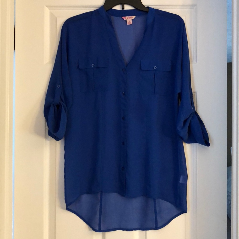 Candie’s Blue Blouse